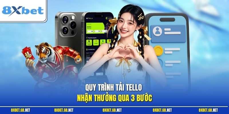 Quy trình tải Tello nhận thưởng qua 3 bước