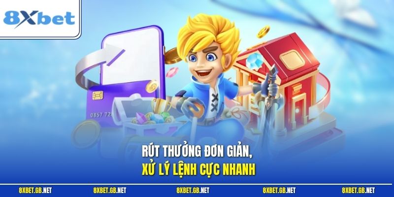 Rút thưởng đơn giản, xử lý lệnh cực nhanh
