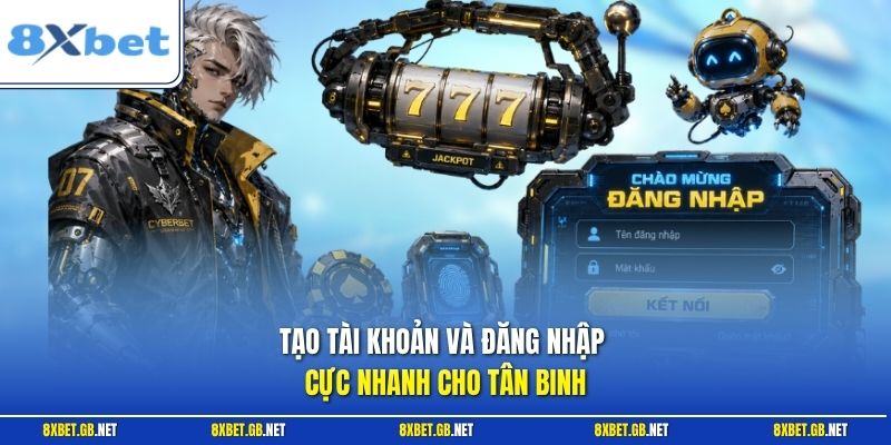 Tạo tài khoản và đăng nhập cực nhanh cho tân binh